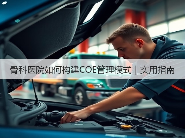 骨科医院如何构建COE管理模式｜实用指南(图3)