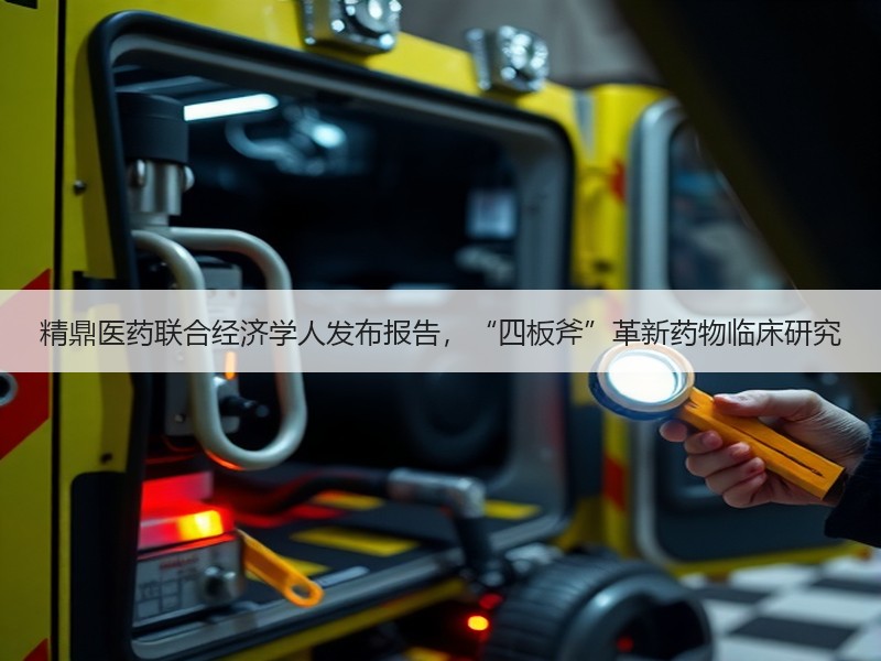 精鼎医药联合经济学人发布报告，“四板斧”革新药物临床研究