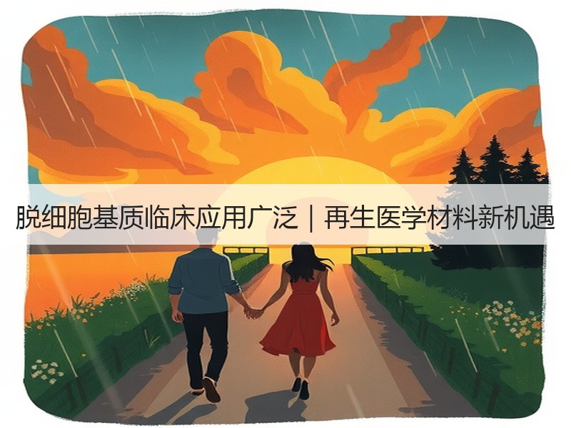 脱细胞基质临床应用广泛｜再生医学材料新机遇