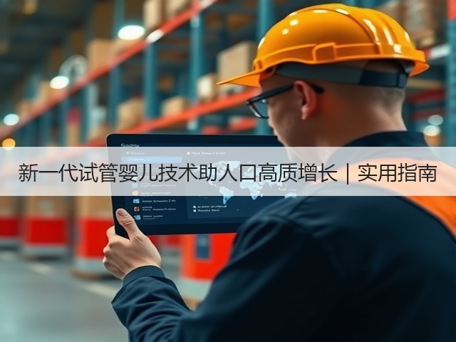 新一代试管婴儿技术助人口高质增长｜实用指南(图1)