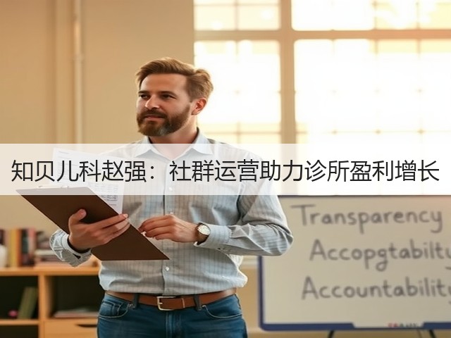 知贝儿科赵强:社群运营助力诊所盈利增长(图3) 知贝儿科赵强:社群运营助力诊所盈利增长(图3)