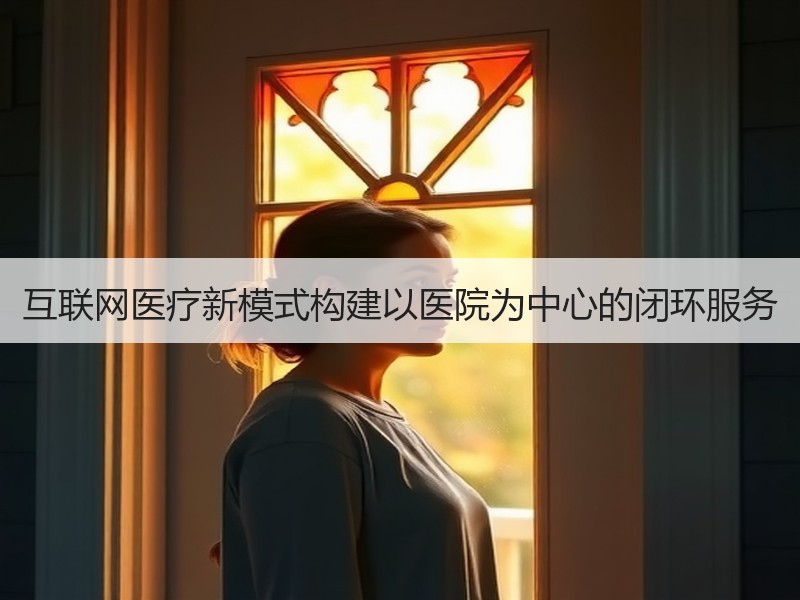 互联网医疗新模式构建以医院为中心的闭环服务