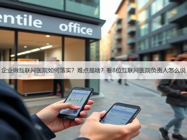 企业做互联网医院如何落实？难点是啥？看8位互联网医院负责人怎么说(图2)