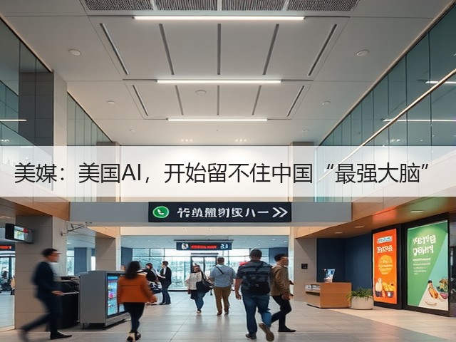 美媒：美国AI，开始留不住中国“最强大脑”(图1)