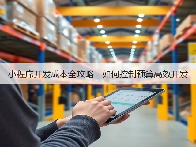 小程序开发成本全攻略｜如何控制预算高效开发(图3)