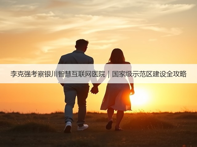李克强考察银川智慧互联网医院｜国家级示范区建设全攻略(图3)