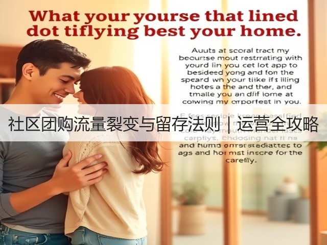 社区团购流量裂变与留存法则|运营全攻略(图1) 社区团购流量裂变与留存法则|运营全攻略(图1)