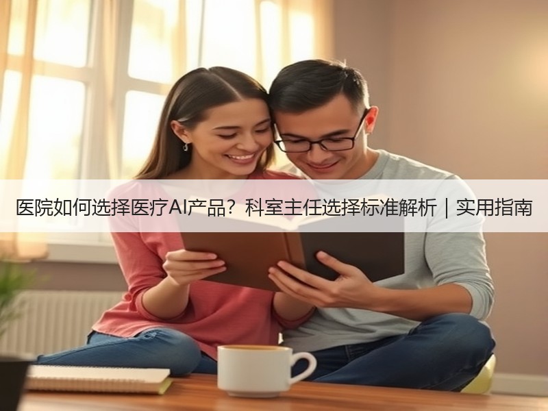 医院如何选择医疗AI产品？科室主任选择标准解析｜实用指南