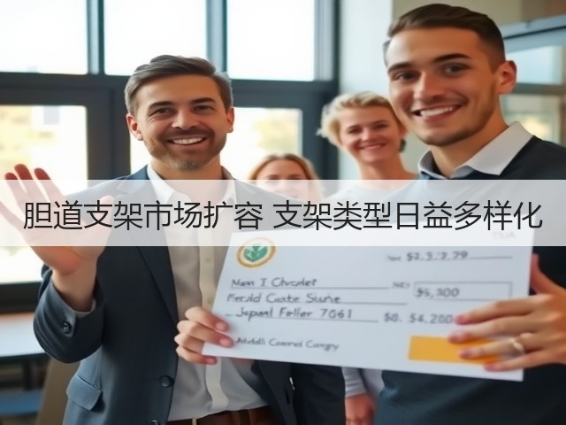 胆道支架市场扩容 支架类型日益多样化(图2) 胆道支架市场扩容 支架类型日益多样化(图2)