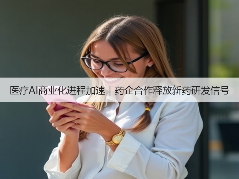 医疗AI商业化进程加速｜药企合作释放新药研发信号