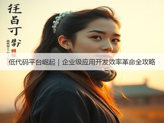 低代码平台崛起|企业级应用开发效率革命全攻略(图2) 低代码平台崛起|企业级应用开发效率革命全攻略(图2)