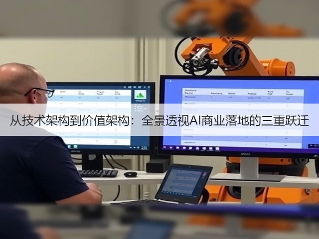 从技术架构到价值架构：全景透视AI商业落地的三重跃迁(图1)