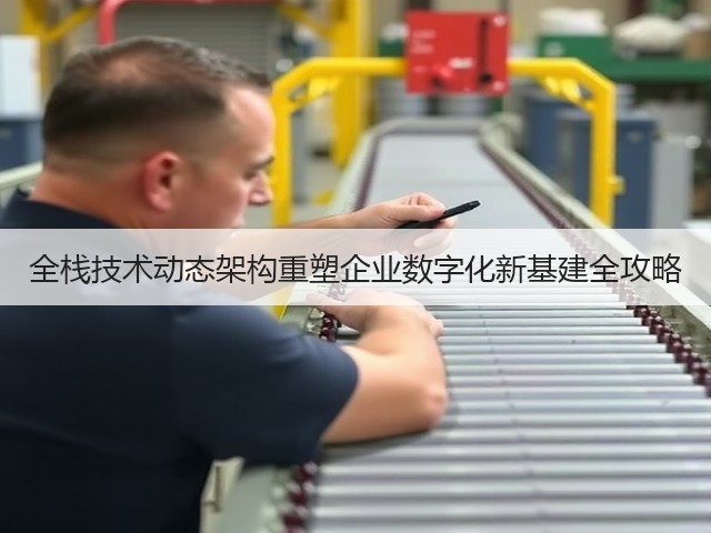 全栈技术动态架构重塑企业数字化新基建全攻略(图3)