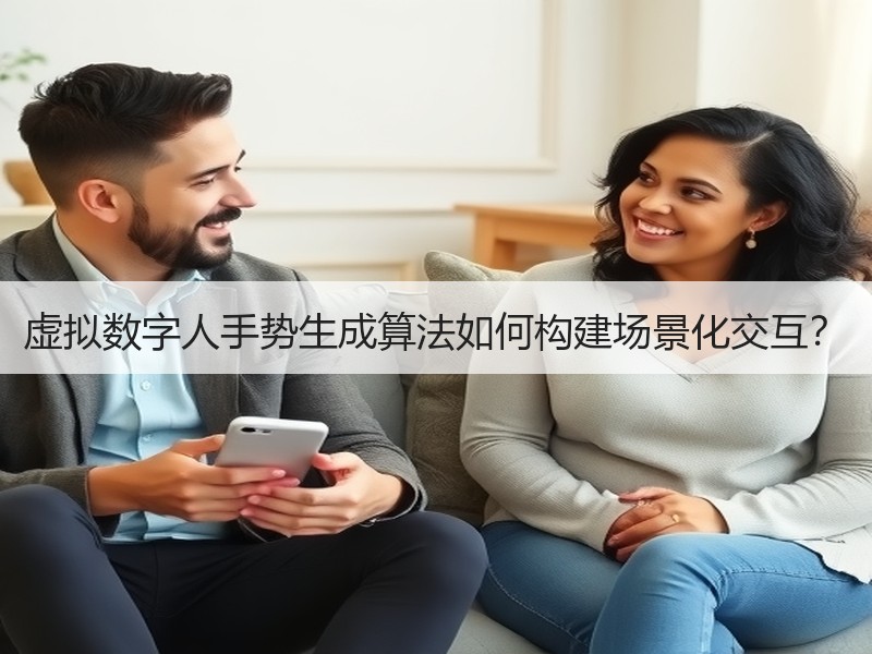 虚拟数字人手势生成算法如何构建场景化交互？