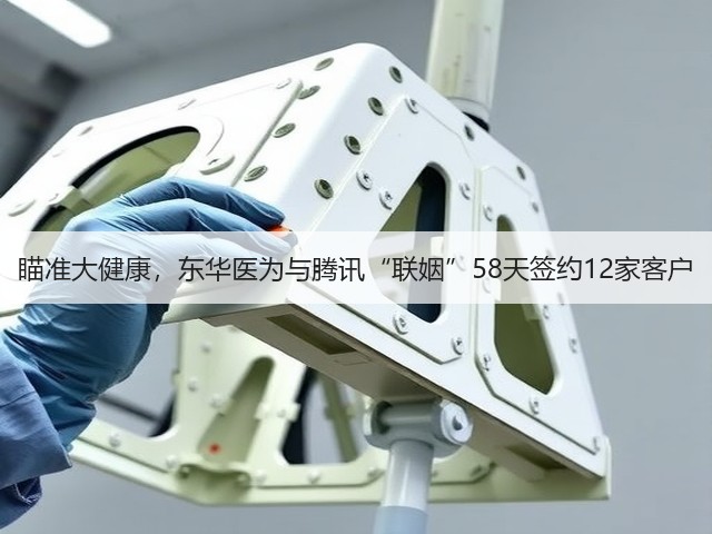 瞄准大健康，东华医为与腾讯“联姻”58天签约12家客户(图2)