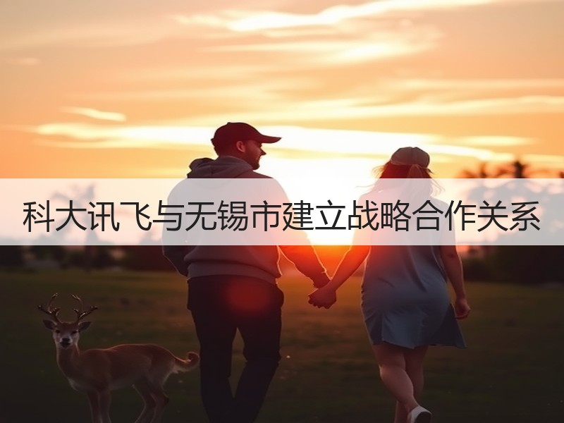 科大讯飞与无锡市建立战略合作关系