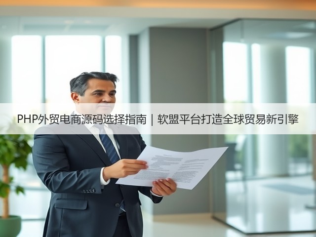 PHP外贸电商源码选择指南｜软盟平台打造全球贸易新引擎(图3)