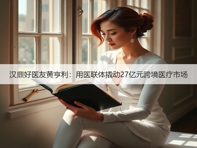 汉鼎好医友黄亨利：用医联体撬动27亿元跨境医疗市场(图3)