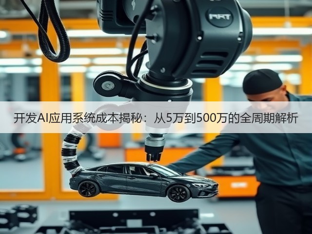 开发AI应用系统成本揭秘：从5万到500万的全周期解析(图1)