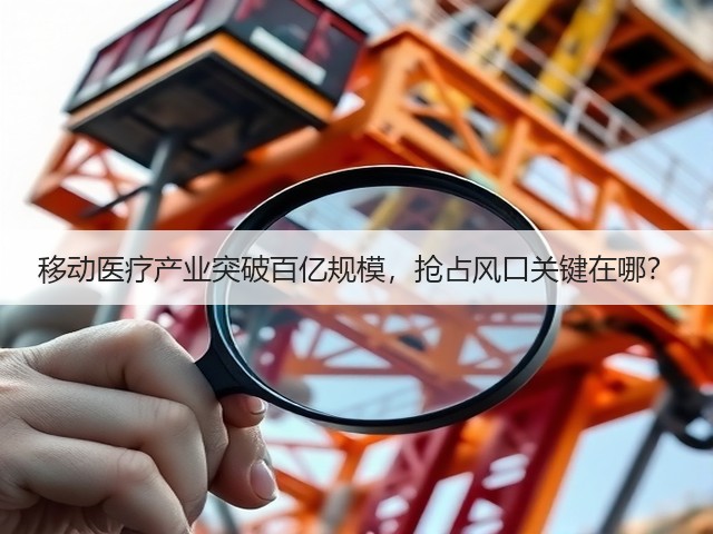 移动医疗产业突破百亿规模，抢占风口关键在哪？(图1)