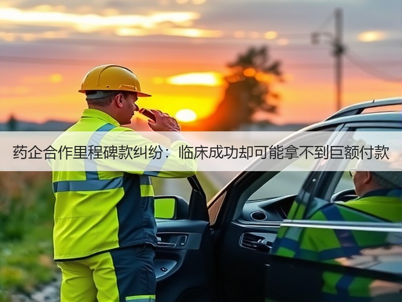 药企合作里程碑款纠纷：临床成功却可能拿不到巨额付款