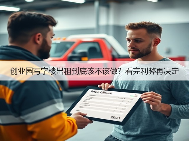 创业园写字楼出租到底该不该做？看完利弊再决定(图1)