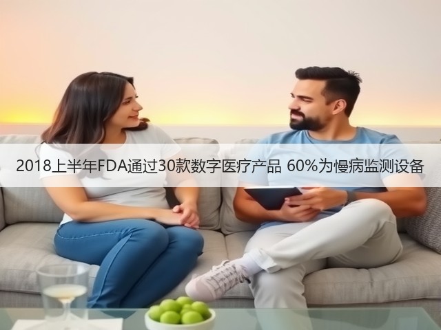 2018上半年FDA通过30款数字医疗产品 60%为慢病监测设备(图1)