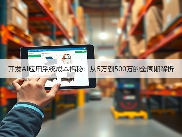 开发AI应用系统成本揭秘：从5万到500万的全周期解析(图3)