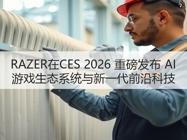 RAZER在CES 2026 重磅发布 AI 游戏生态系统与新一代前沿科技(图3)