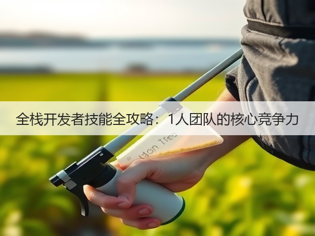 全栈开发者技能全攻略：1人团队的核心竞争力(图1)
