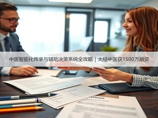 中医智能化传承与辅助决策系统全攻略|大经中医获1500万融资(图2) 中医智能化传承与辅助决策系统全攻略|大经中医获1500万融资(图2)