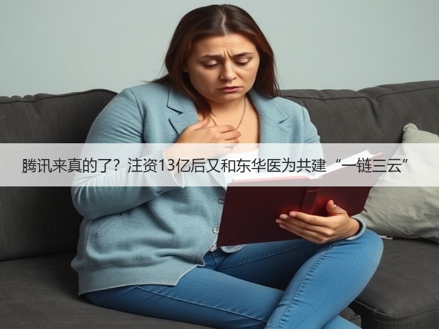 腾讯来真的了？注资13亿后又和东华医为共建“一链三云”(图3)