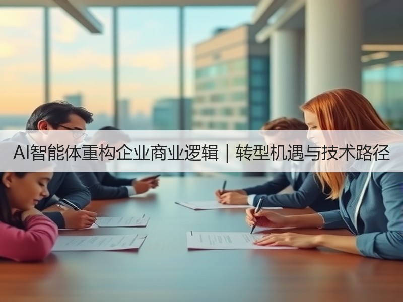 AI智能体重构企业商业逻辑｜转型机遇与技术路径