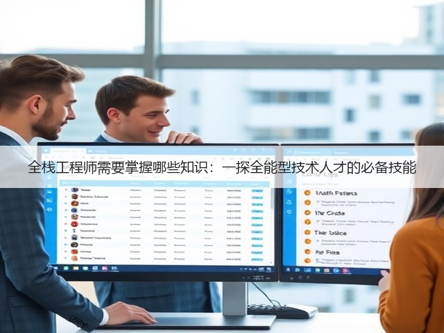 全栈工程师需要掌握哪些知识：一探全能型技术人才的必备技能(图3)
