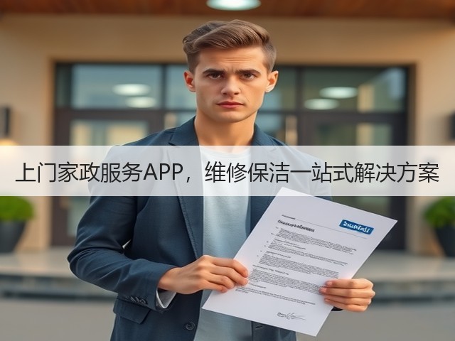 上门家政服务APP，维修保洁一站式解决方案(图2)