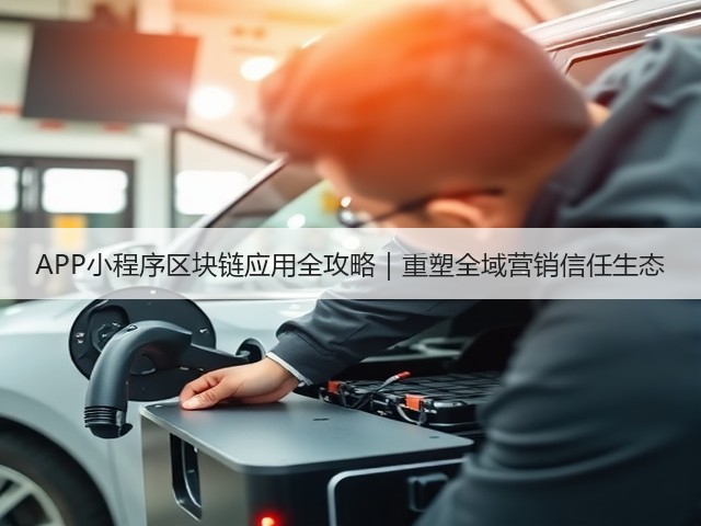 APP小程序区块链应用全攻略｜重塑全域营销信任生态(图1)