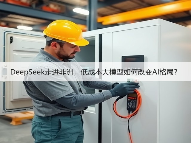 DeepSeek走进非洲,低成本大模型如何改变AI格局?(图2) DeepSeek走进非洲,低成本大模型如何改变AI格局?(图2)