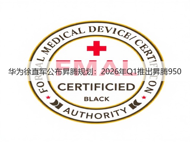 华为徐直军公布昇腾规划：2026年Q1推出昇腾950(图2)