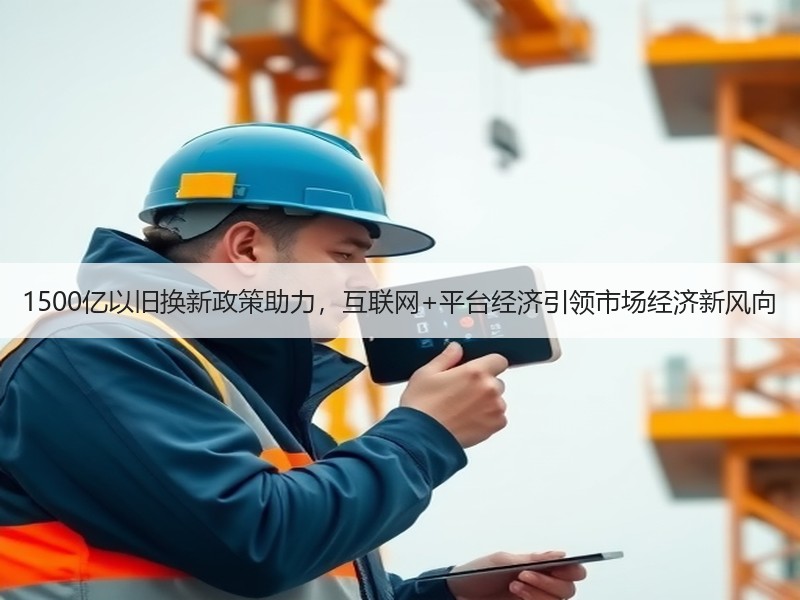 1500亿以旧换新政策助力，互联网+平台经济引领市场经济新风