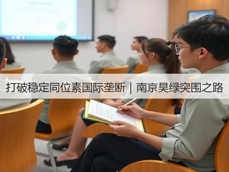 打破稳定同位素国际垄断｜南京昊绿突围之路