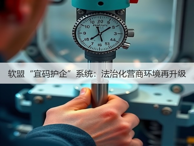 软盟“宜码护企”系统:法治化营商环境再升级(图2) 软盟“宜码护企”系统:法治化营商环境再升级(图2)