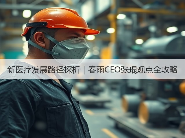 新医疗发展路径探析｜春雨CEO张琨观点全攻略(图1)