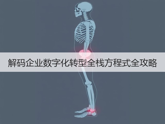 解码企业数字化转型全栈方程式全攻略(图3)