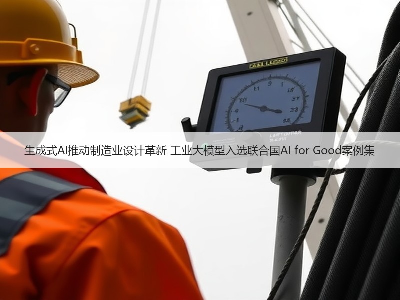 生成式AI推动制造业设计革新 工业大模型入选联合国AI fo