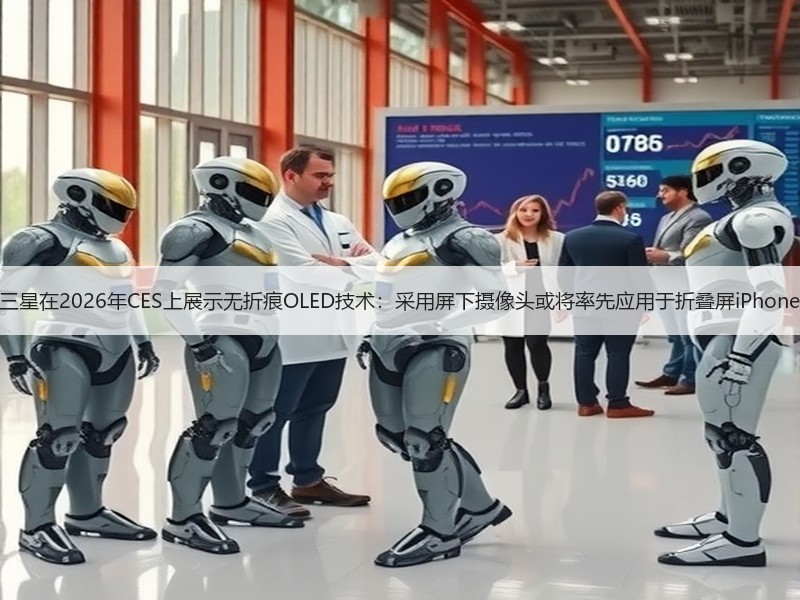 三星在2026年CES上展示无折痕OLED技术：采用屏下摄像