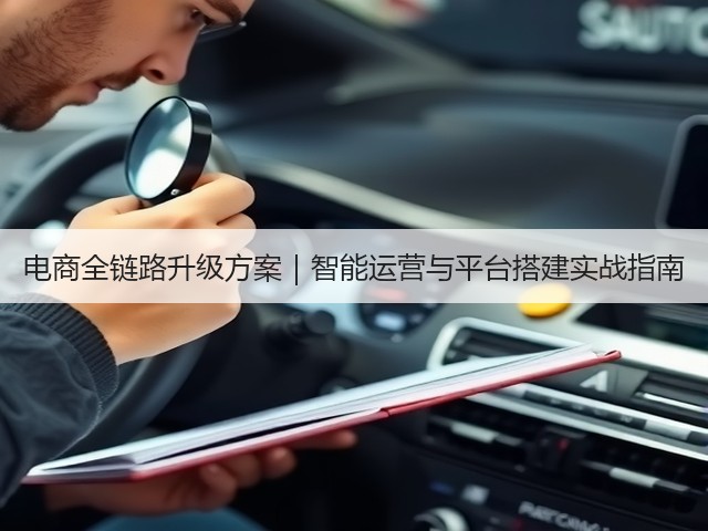 电商全链路升级方案｜智能运营与平台搭建实战指南(图3)