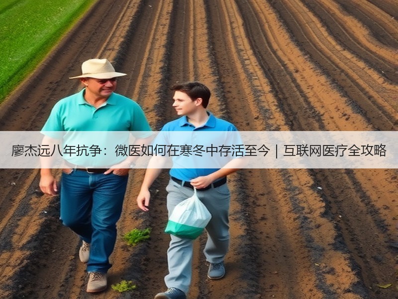廖杰远八年抗争：微医如何在寒冬中存活至今｜互联网医疗全攻略
