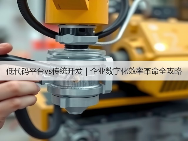 低代码平台vs传统开发|企业数字化效率革命全攻略(图2) 低代码平台vs传统开发|企业数字化效率革命全攻略(图2)