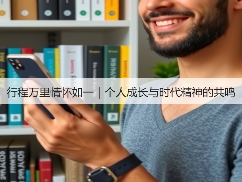 行程万里情怀如一｜个人成长与时代精神的共鸣