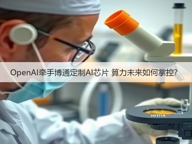 OpenAI牵手博通定制AI芯片 算力未来如何掌控?(图1) OpenAI牵手博通定制AI芯片 算力未来如何掌控?(图1)